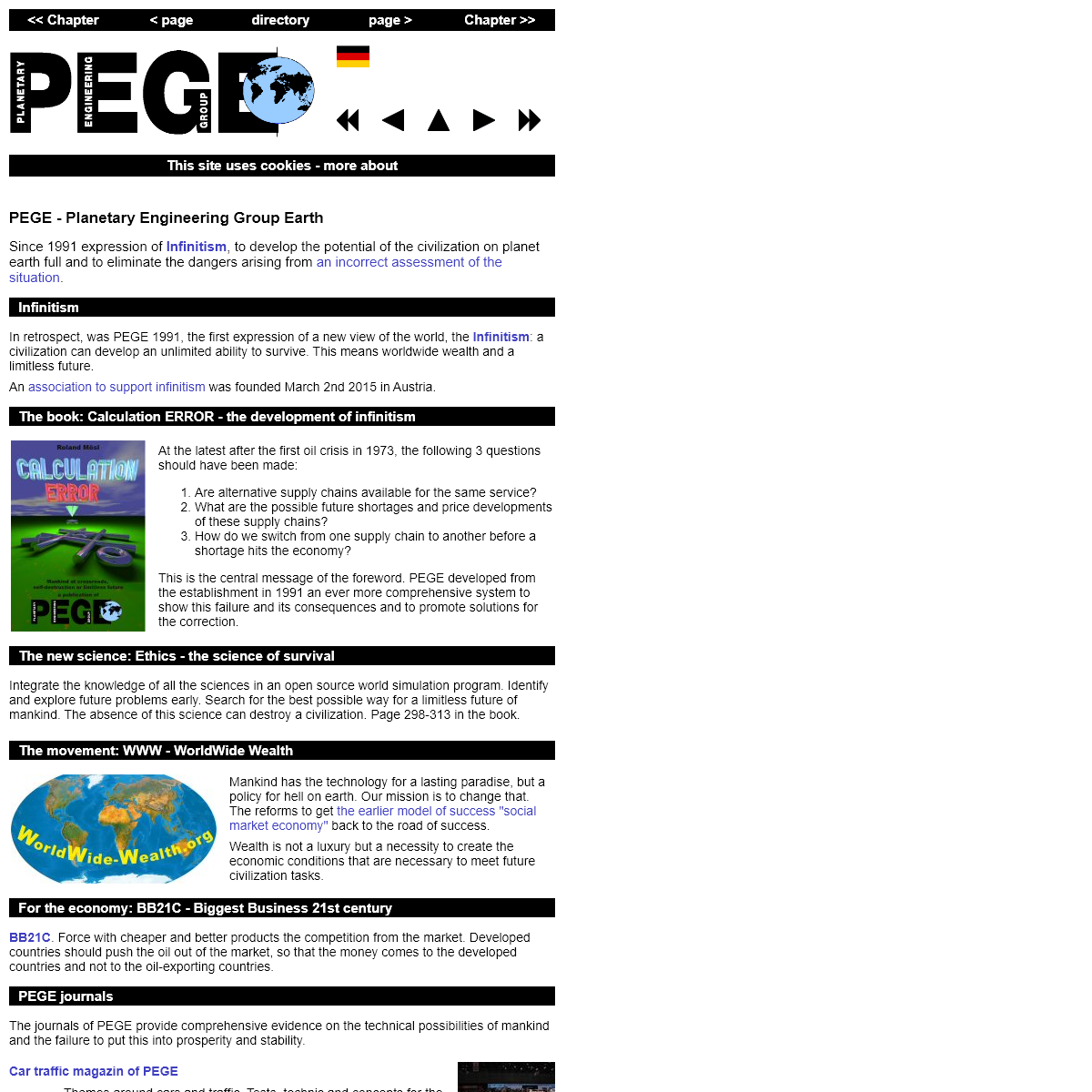 A complete backup of pege.org