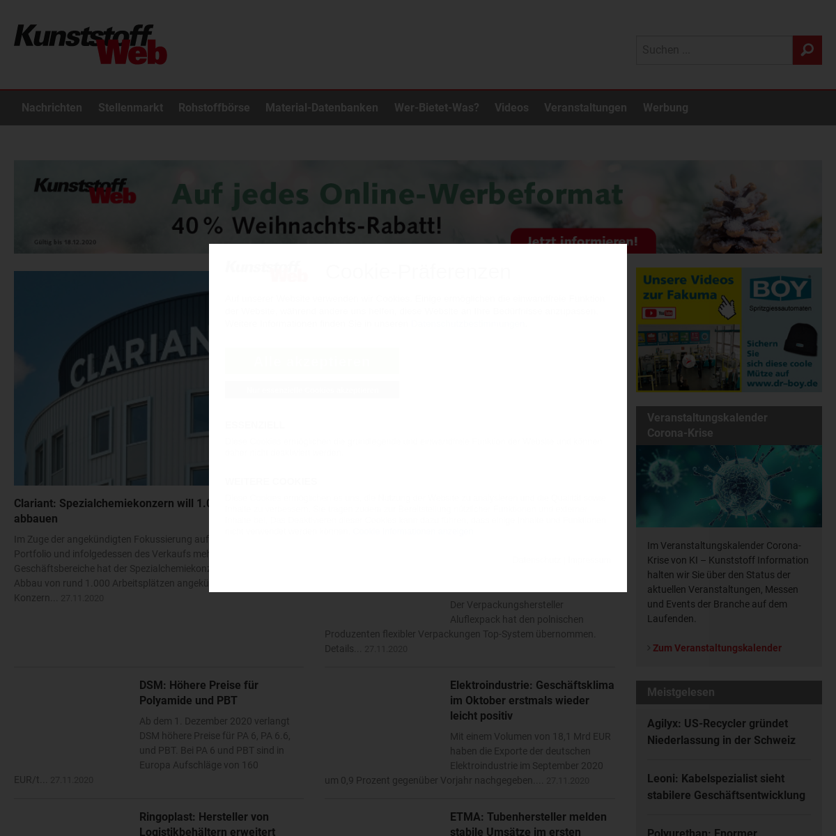 A complete backup of kunststoffweb.de