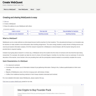 A complete backup of createwebquest.com