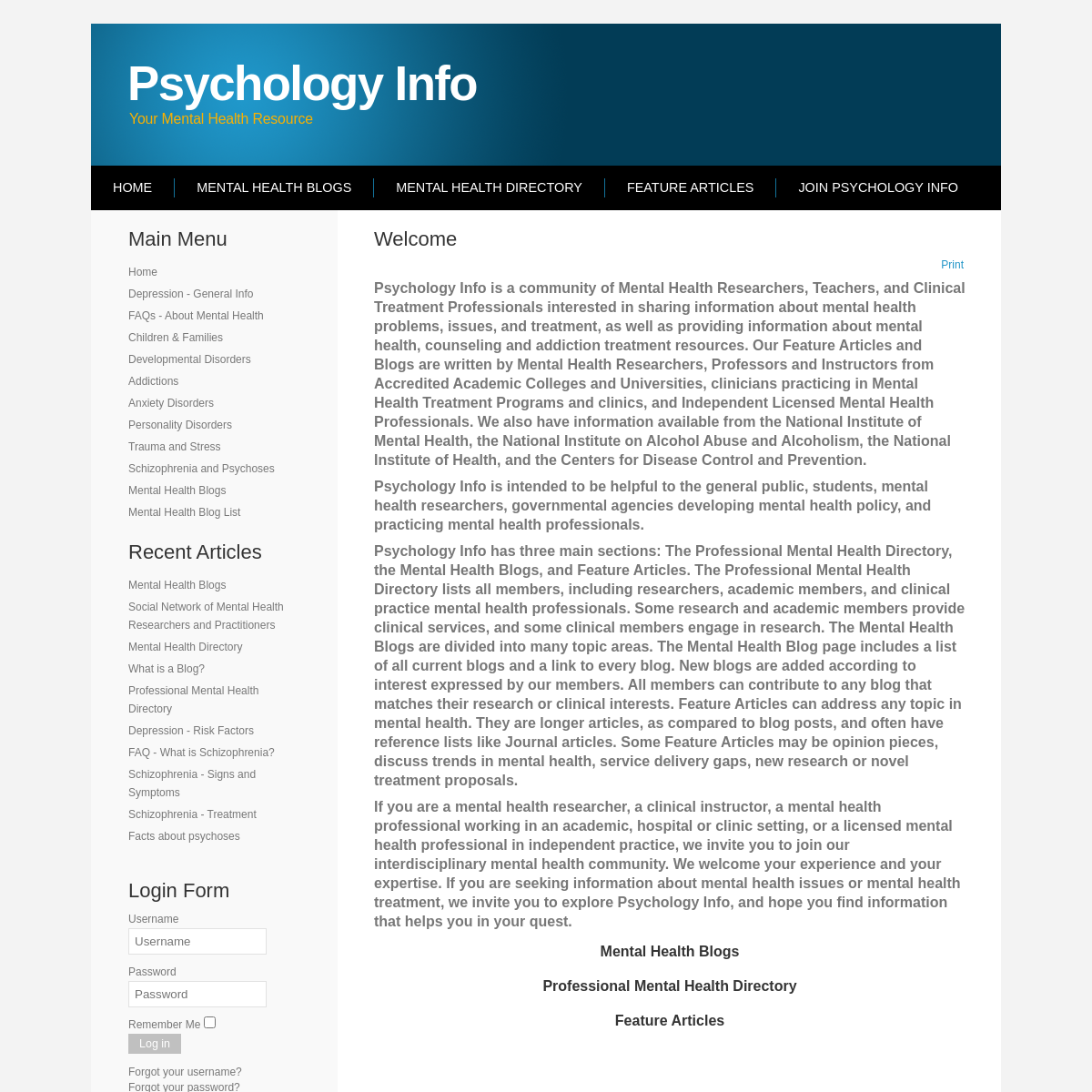 A complete backup of psychologyinfo.com