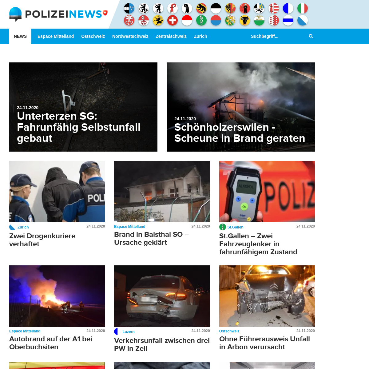 A complete backup of polizeinews.ch