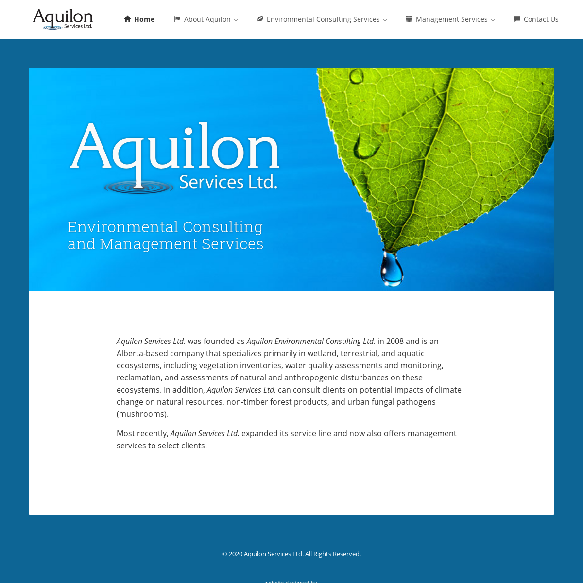 A complete backup of aquilonconsulting.ca