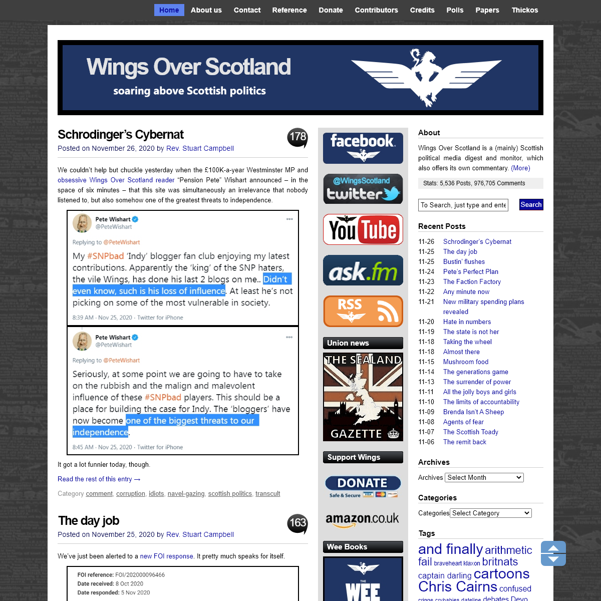 A complete backup of wingsoverscotland.com