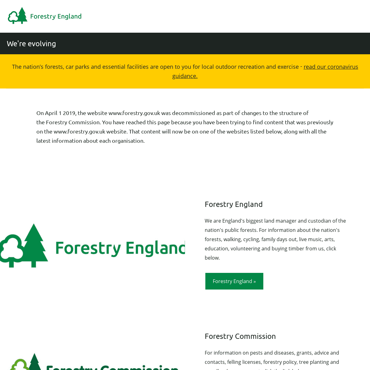 A complete backup of forestry.gov.uk