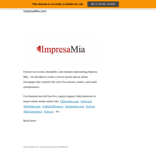 A complete backup of impresamia.com