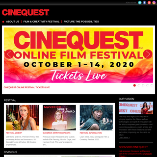 A complete backup of cinequest.org