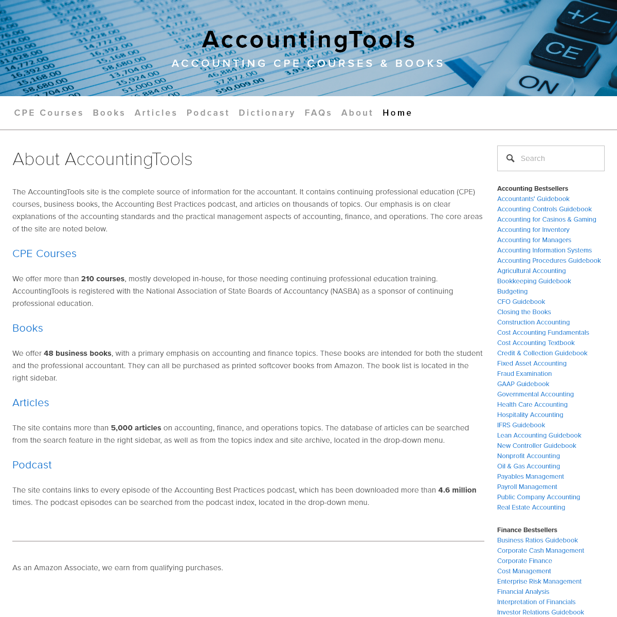 A complete backup of accountingtools.com