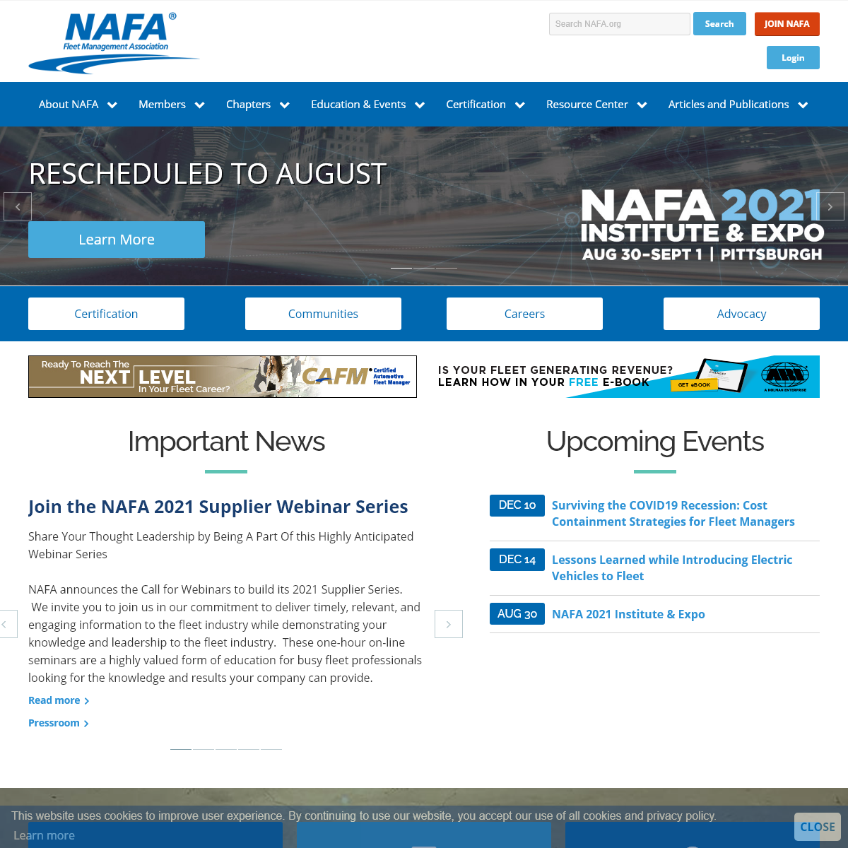 A complete backup of nafa.org