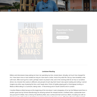 A complete backup of paultheroux.com