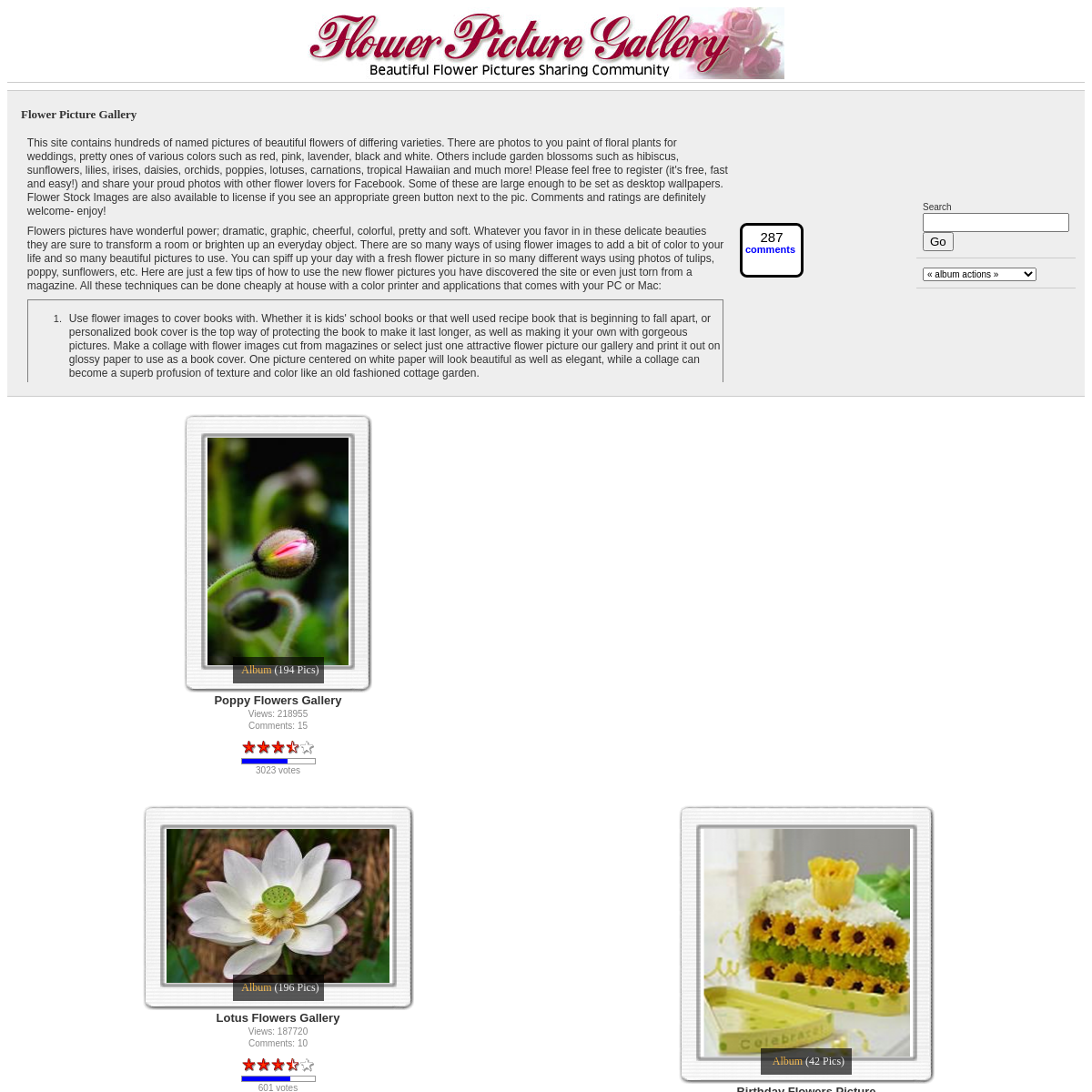 A complete backup of flowerpicturegallery.com