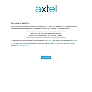 A complete backup of axtel.mx