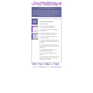 A complete backup of journalscape.com