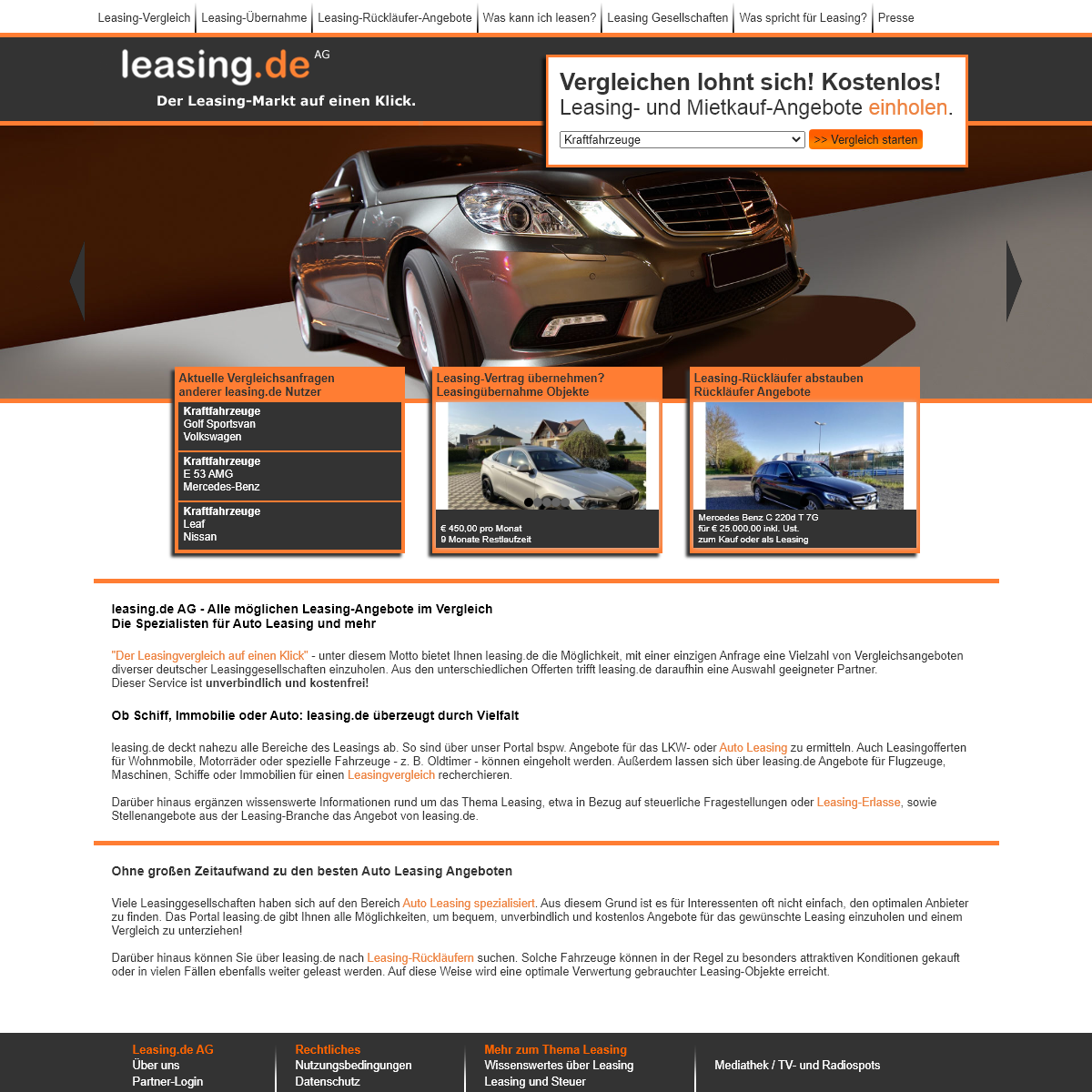 A complete backup of leasing.de