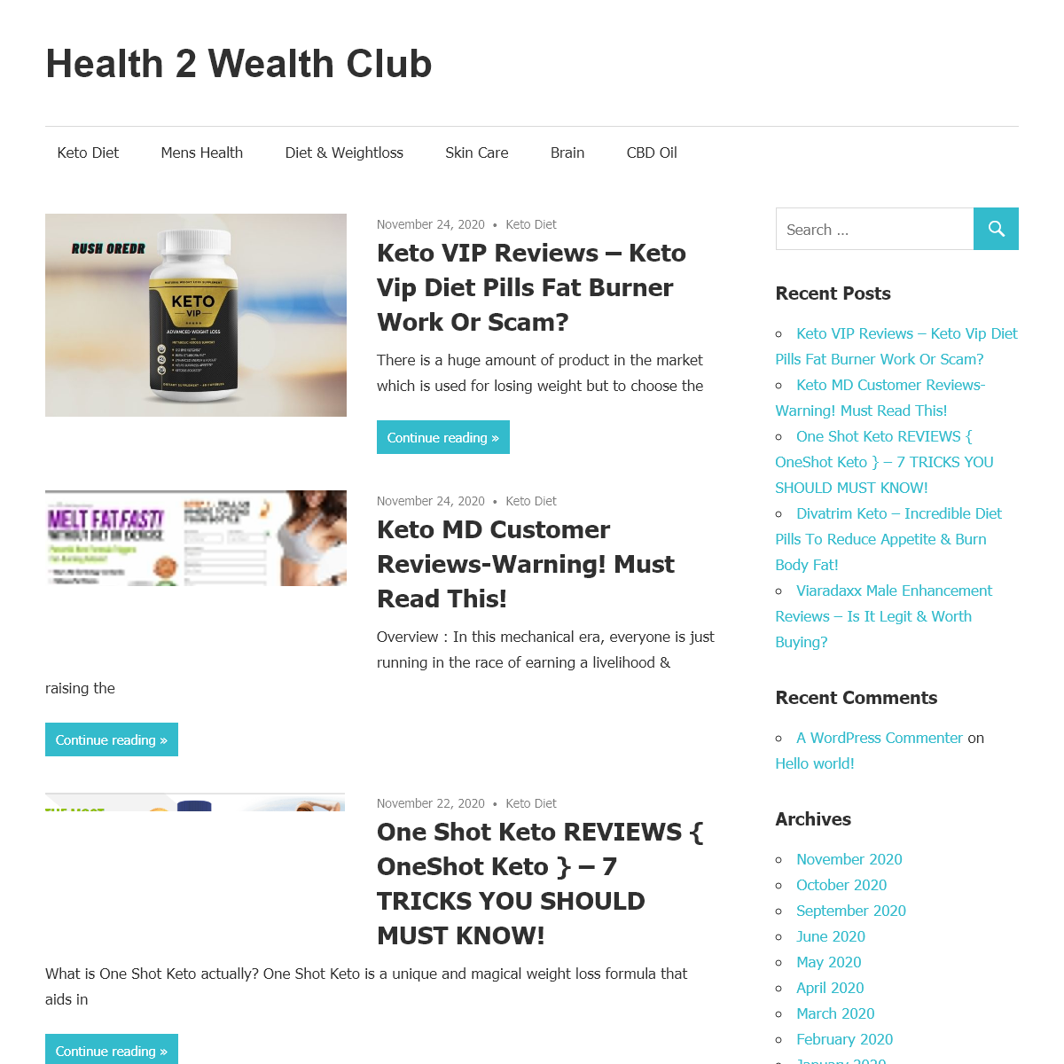 A complete backup of health2wealthclub.com