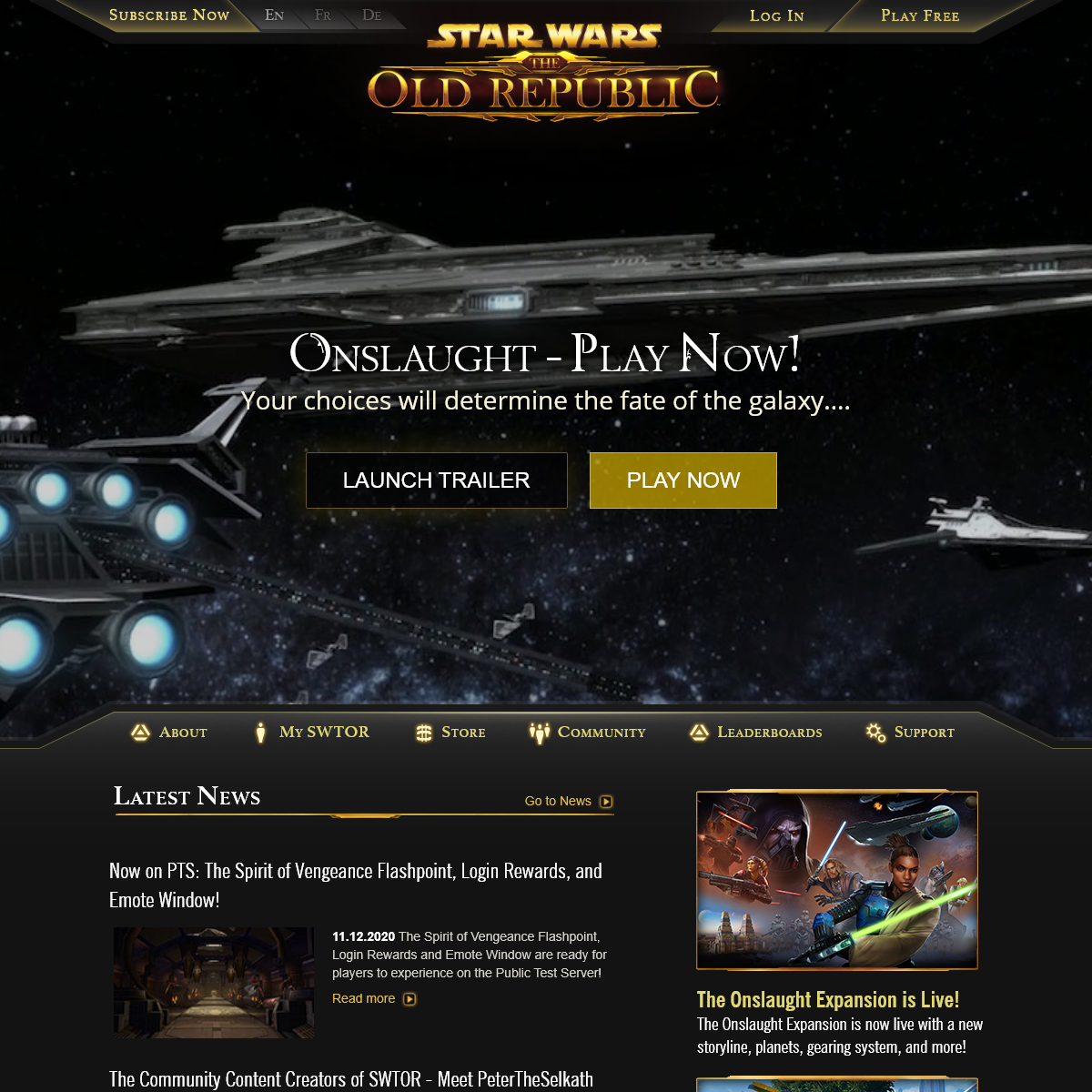 A complete backup of swtor.com