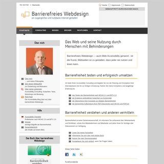 A complete backup of barrierefreies-webdesign.de