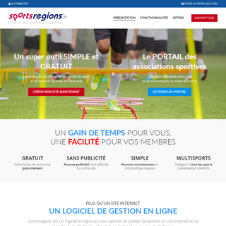 A complete backup of sportsregions.fr