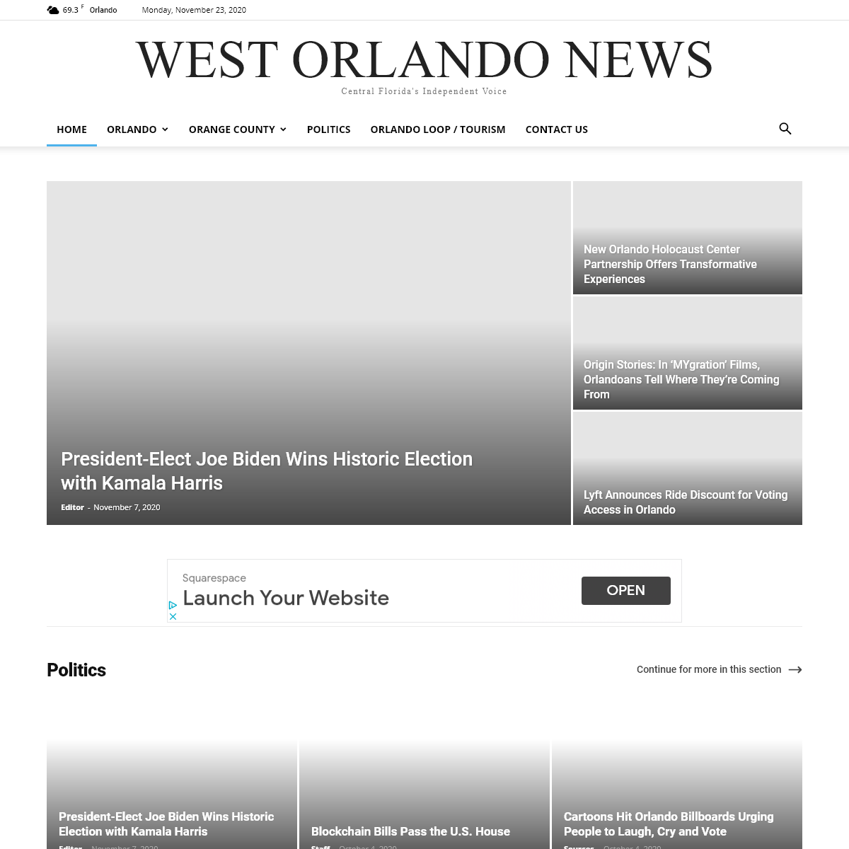 A complete backup of westorlandonews.com