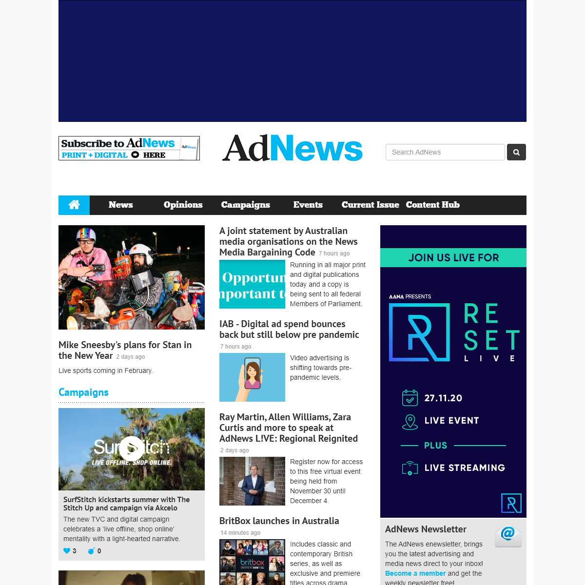 A complete backup of adnews.com.au