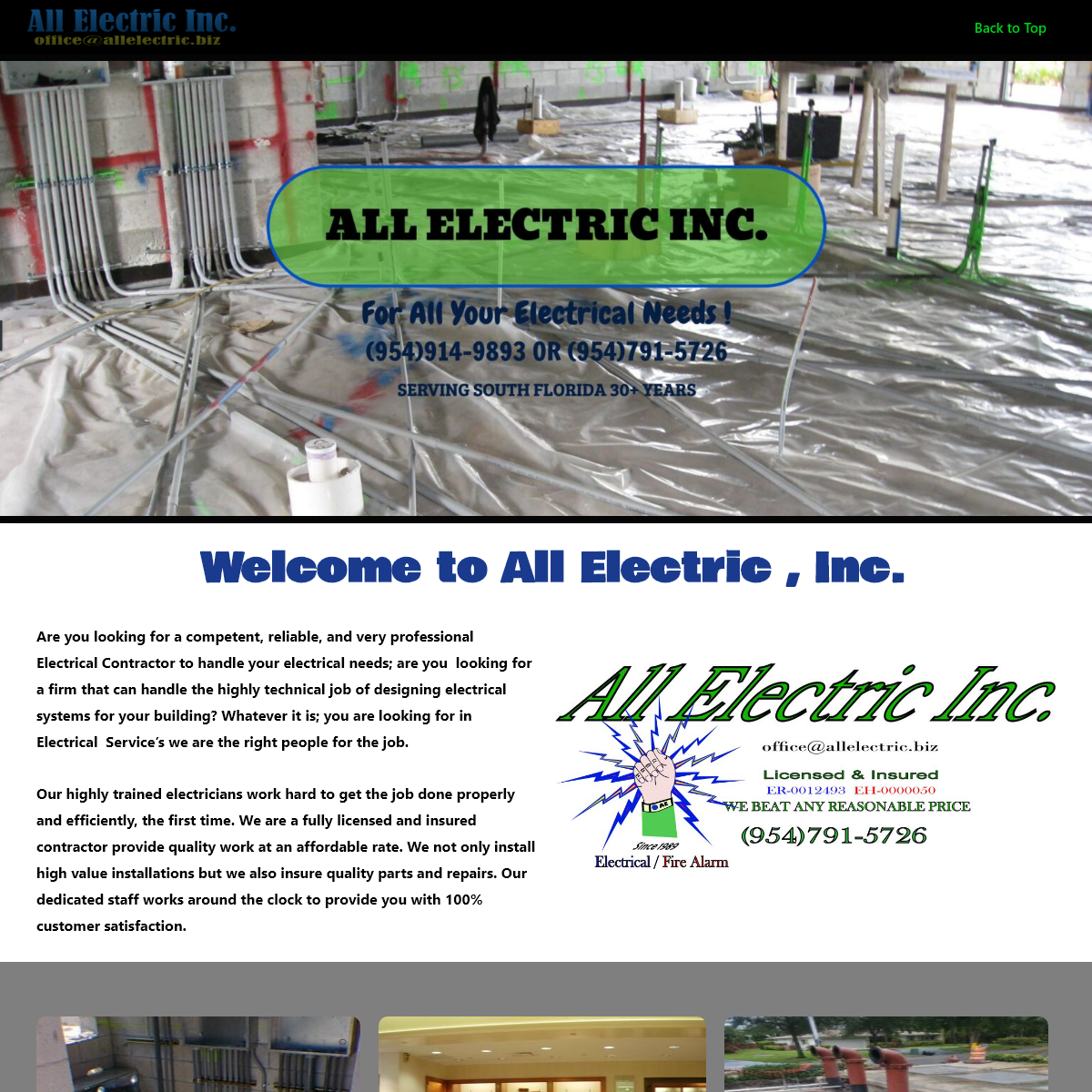 A complete backup of allelectric.biz