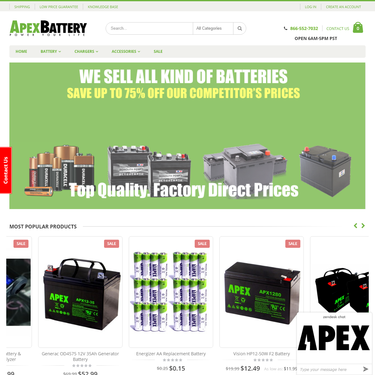 A complete backup of apexbattery.com