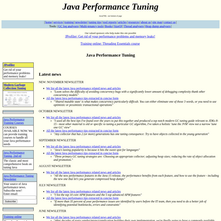 A complete backup of javaperformancetuning.com