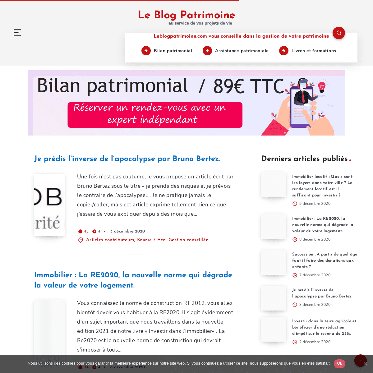A complete backup of leblogpatrimoine.com