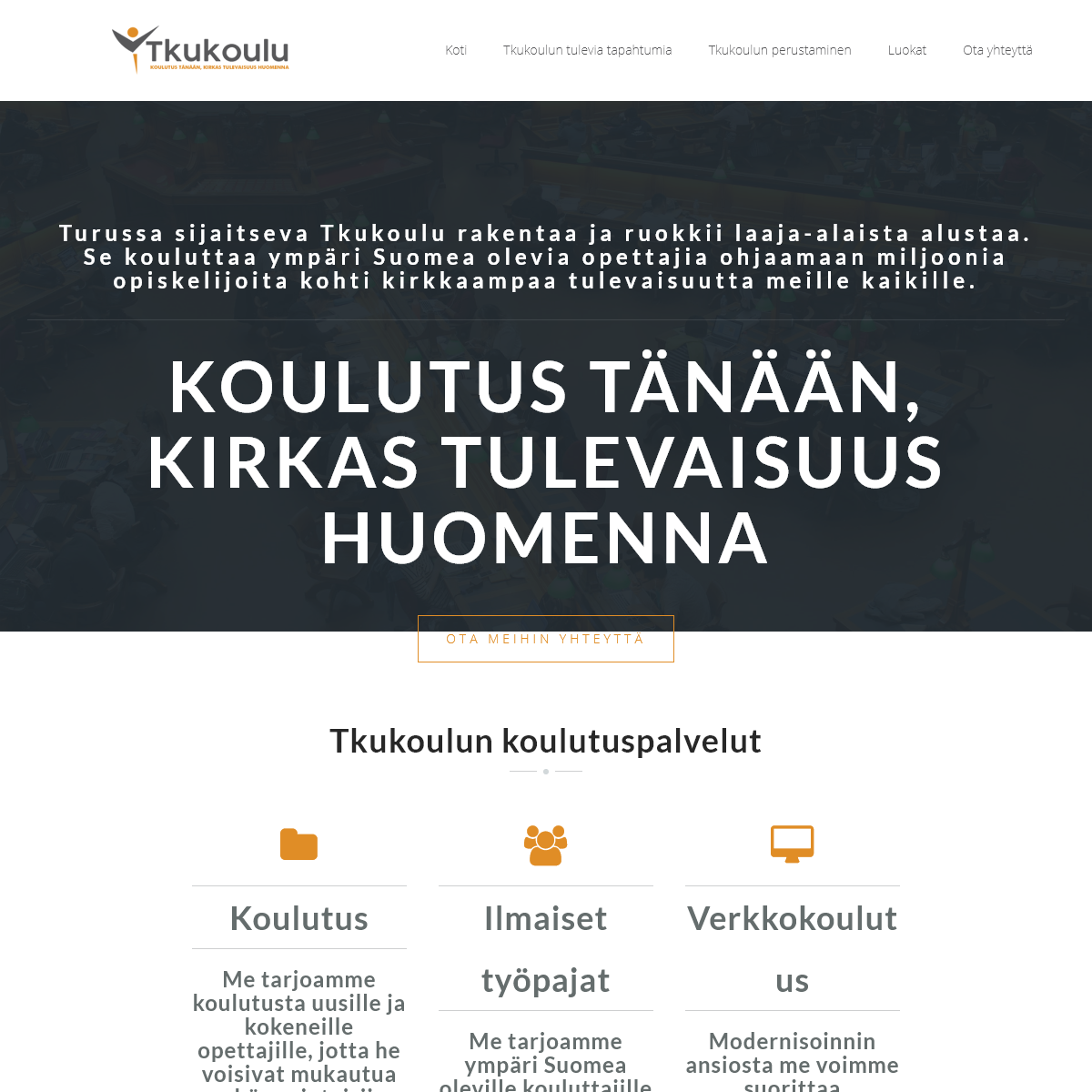 A complete backup of tkukoulu.fi