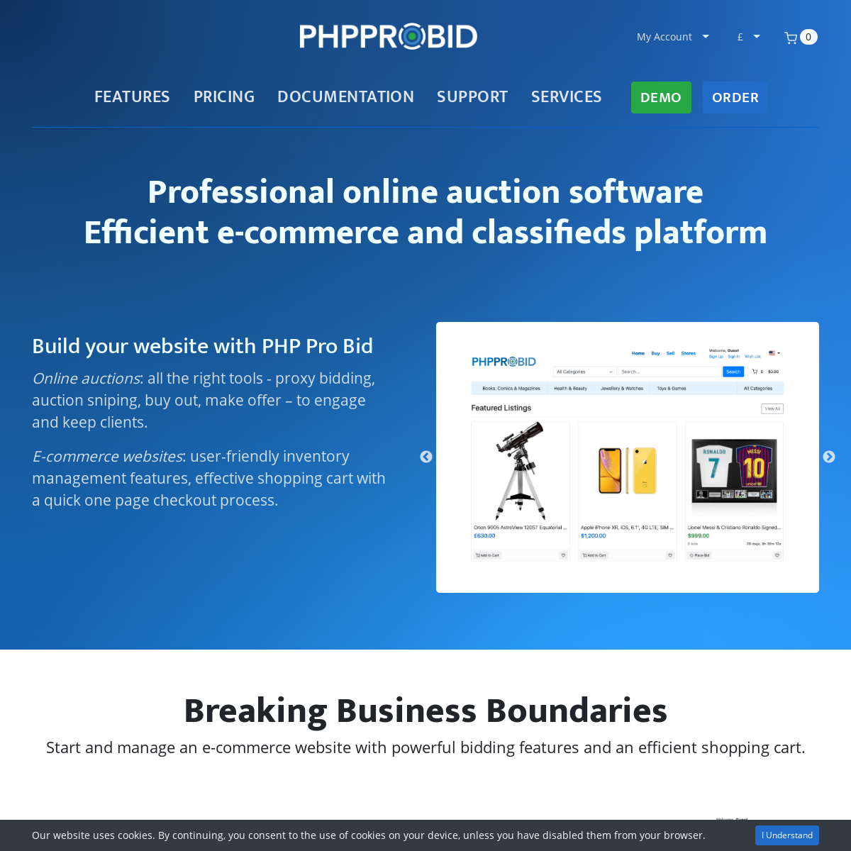 A complete backup of phpprobid.com