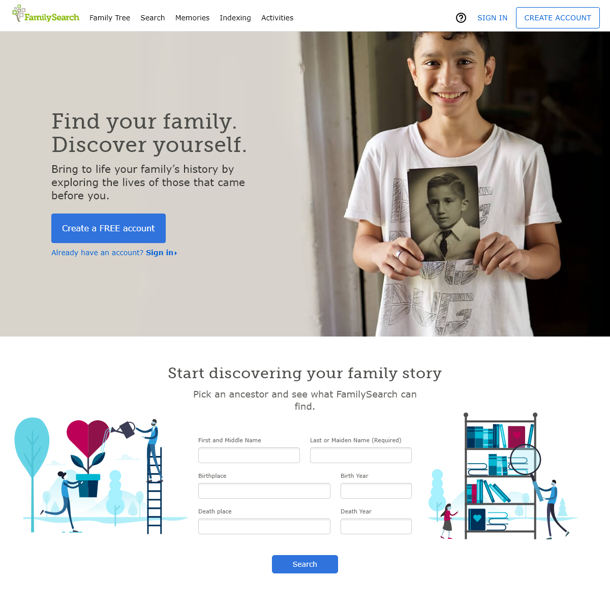 A complete backup of familysearch.org