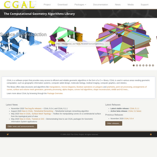 A complete backup of cgal.org