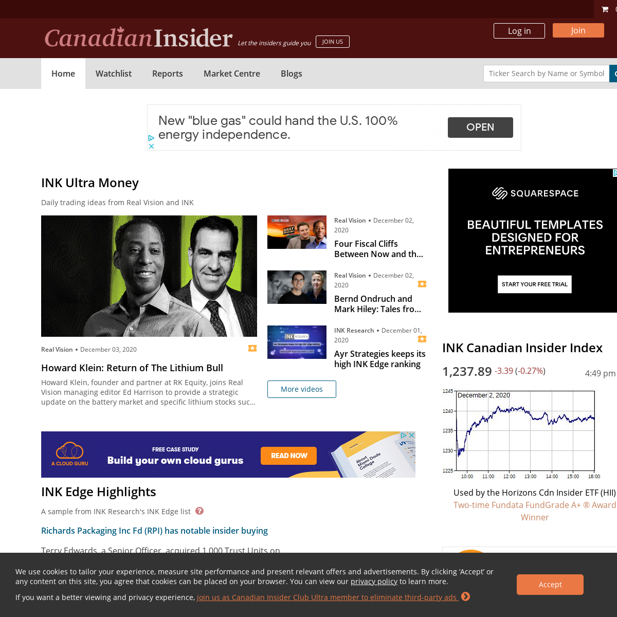 A complete backup of canadianinsider.com