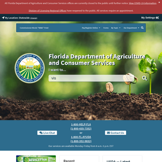 A complete backup of florida-agriculture.com