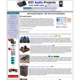 A complete backup of diyaudioprojects.com