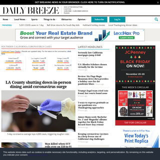 A complete backup of dailybreeze.com