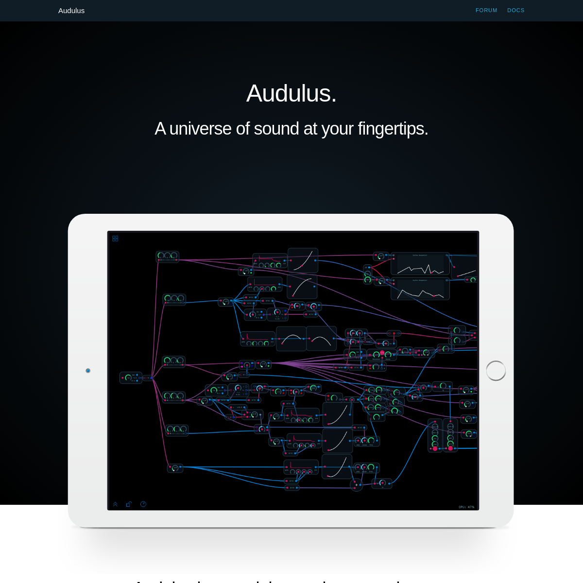 A complete backup of audulus.com