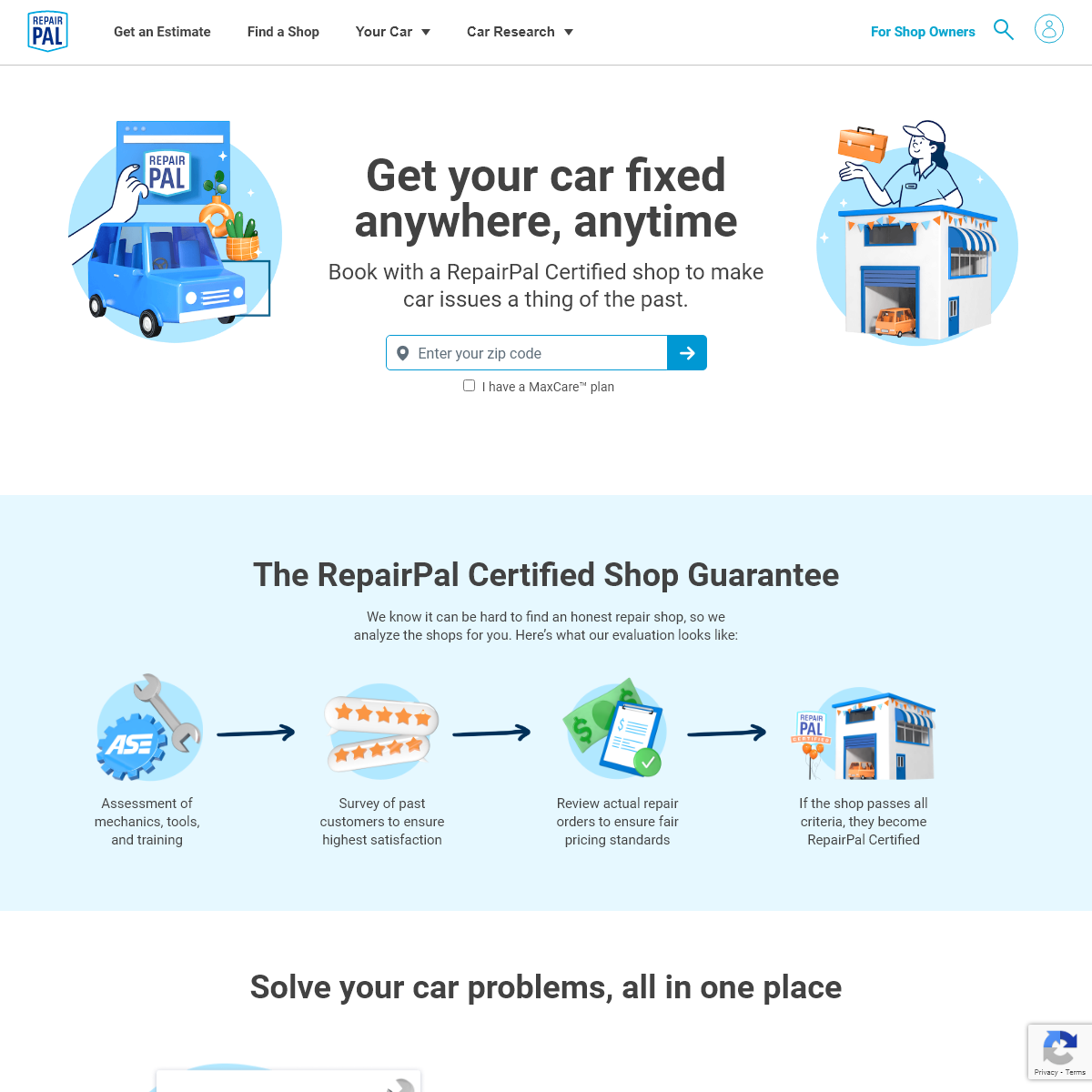 A complete backup of repairpal.com