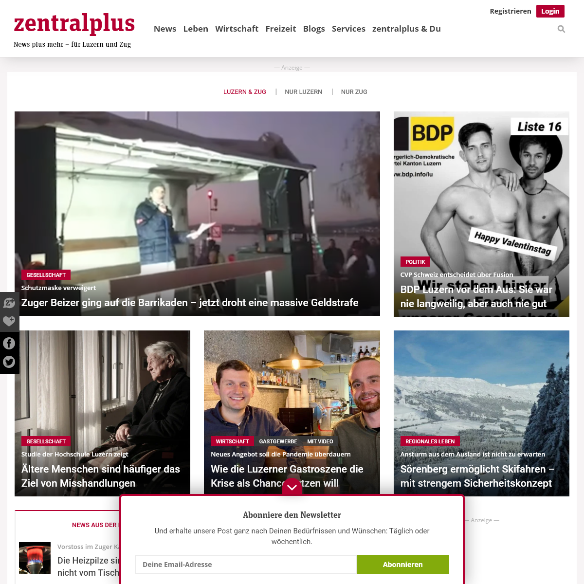 A complete backup of zentralplus.ch