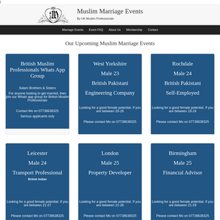 A complete backup of muslimmarriageevents.info