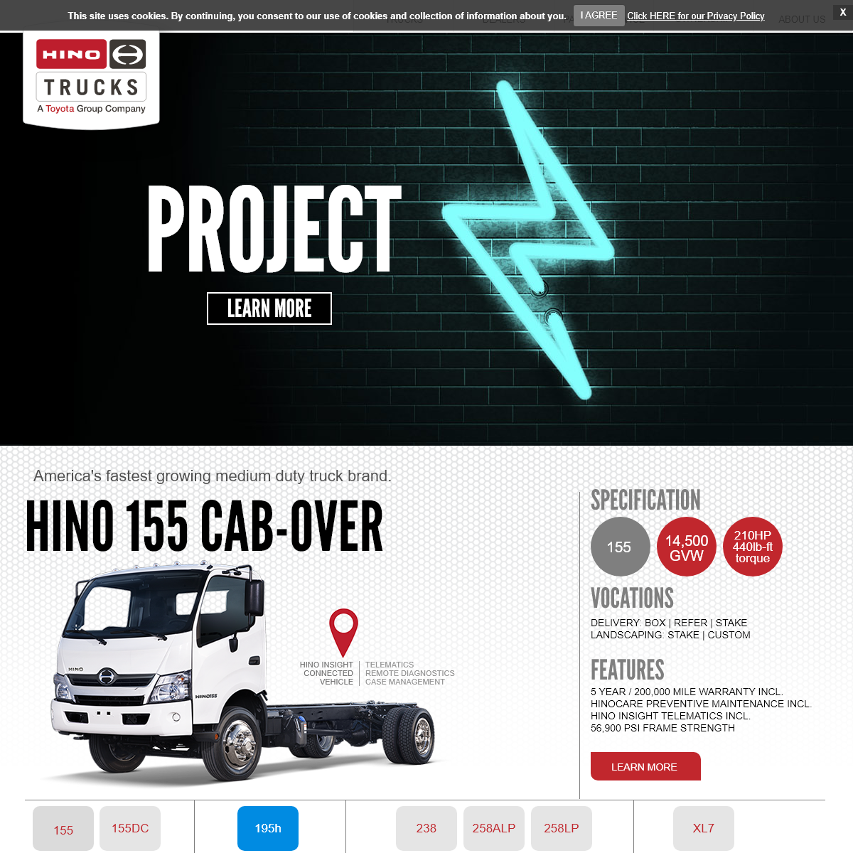 A complete backup of hino.com