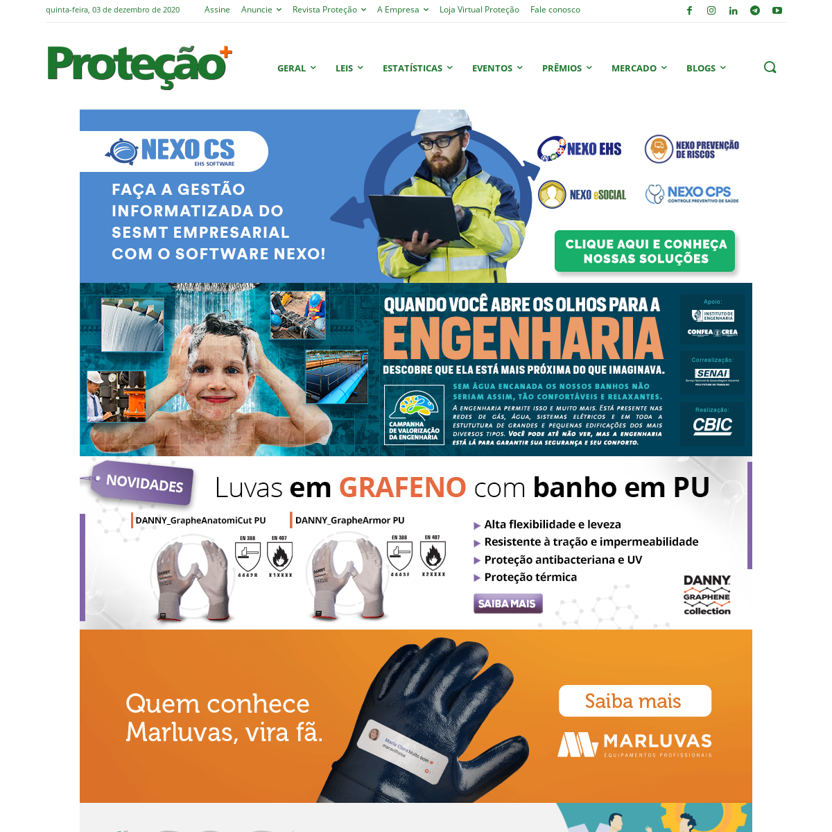 A complete backup of protecao.com.br