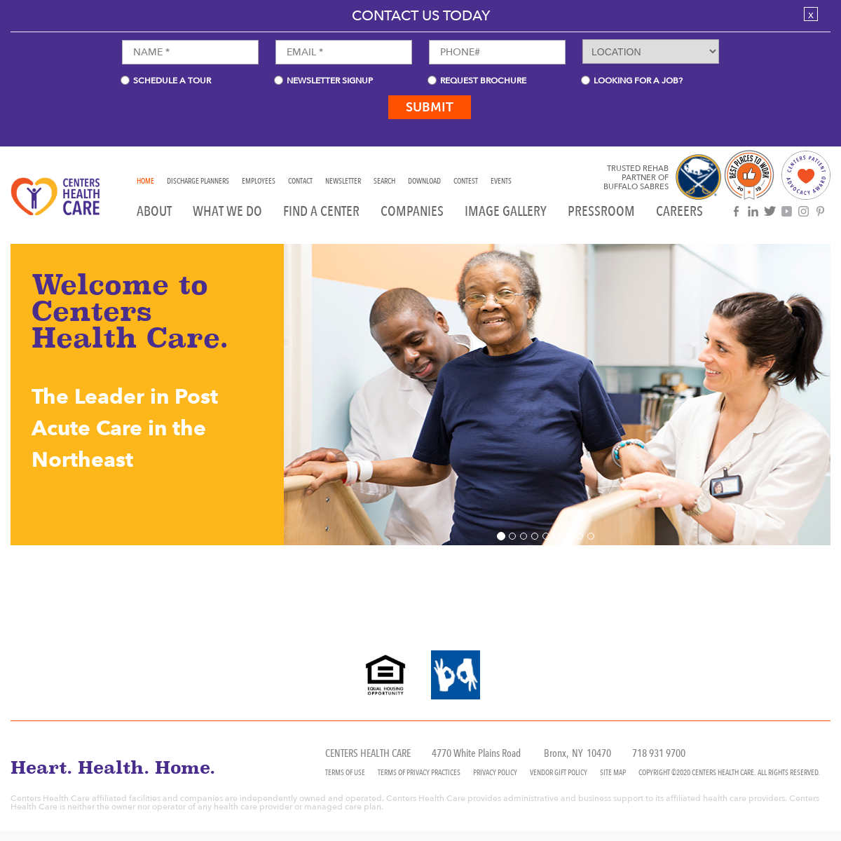 A complete backup of centershealthcare.com