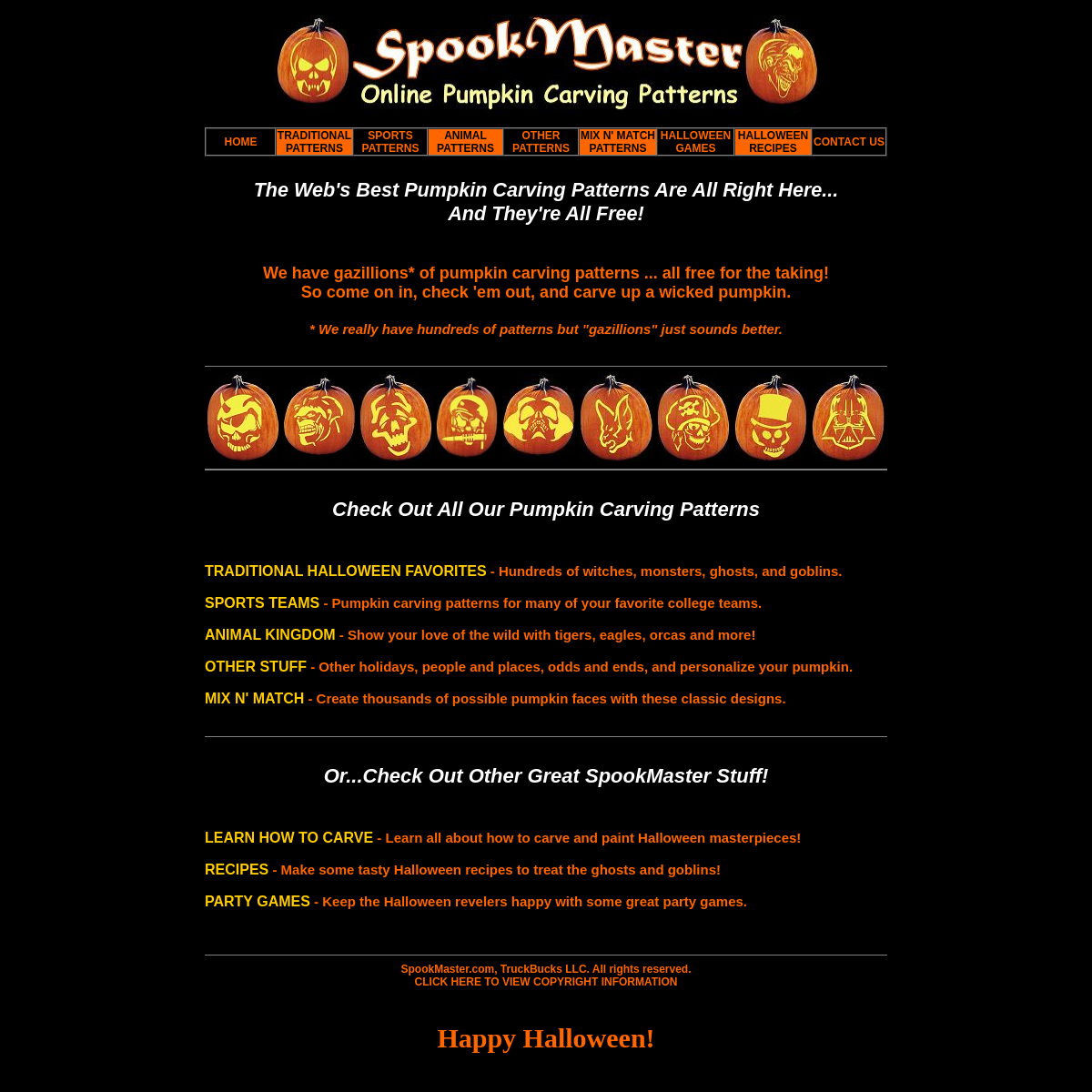 A complete backup of spookmaster.com