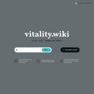 A complete backup of vitality.wiki