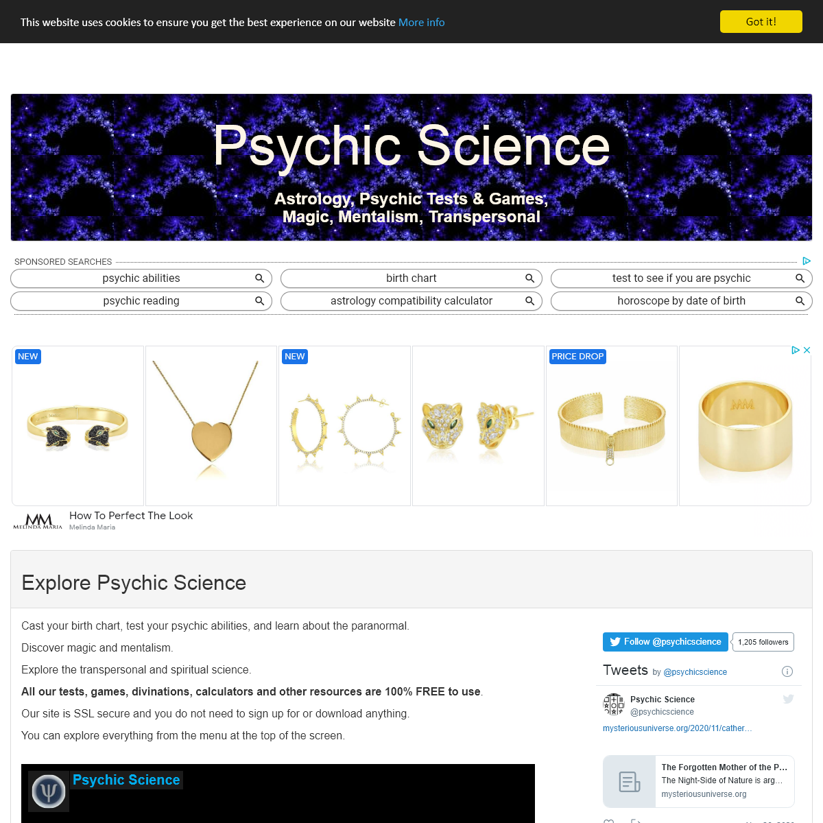 A complete backup of psychicscience.org
