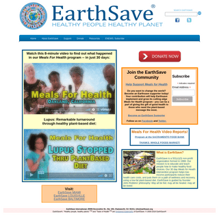 A complete backup of earthsave.org