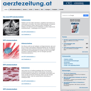 A complete backup of aerztezeitung.at