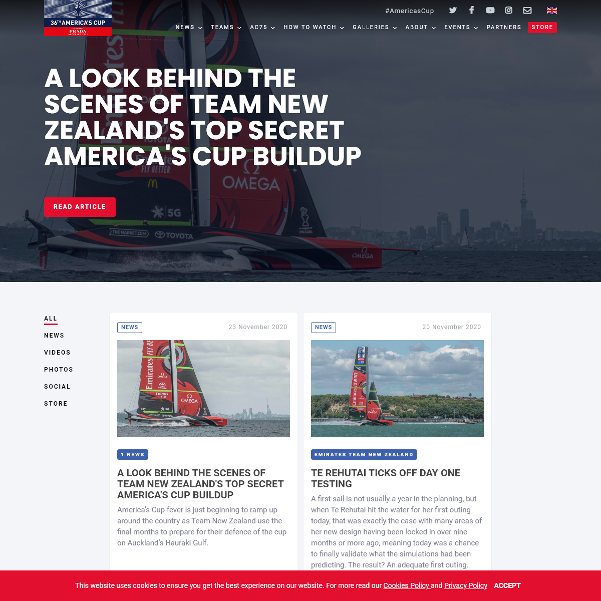 A complete backup of americascup.com