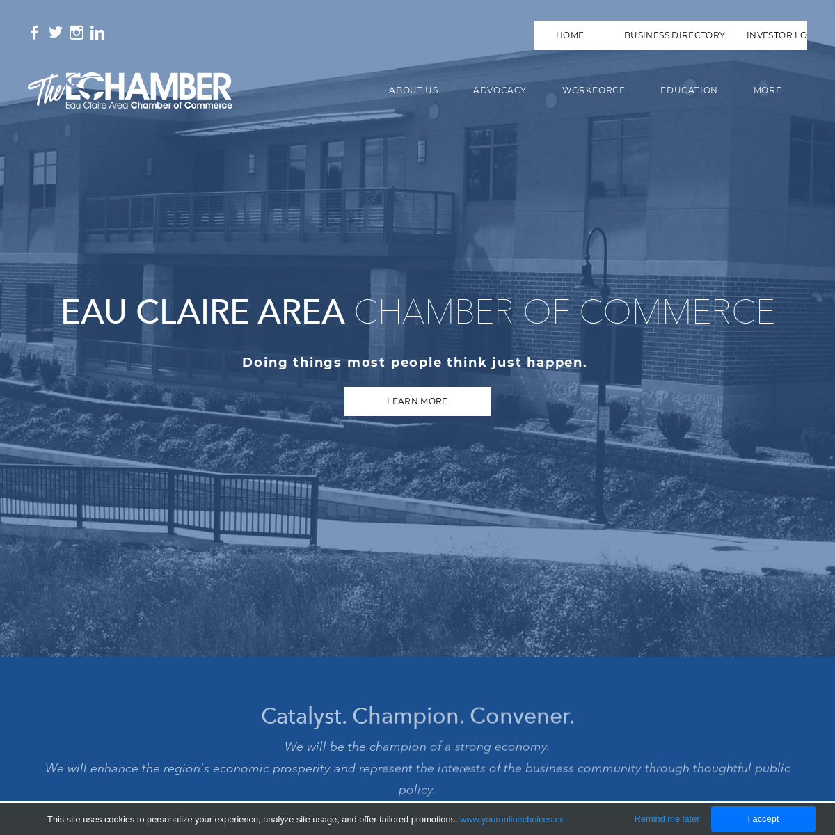 A complete backup of eauclairechamber.org