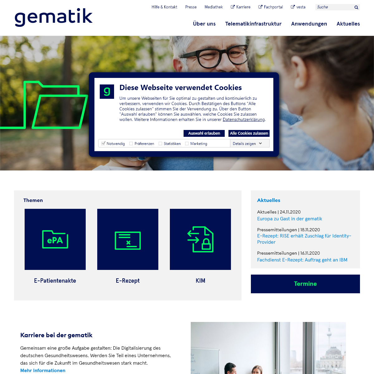 A complete backup of gematik.de